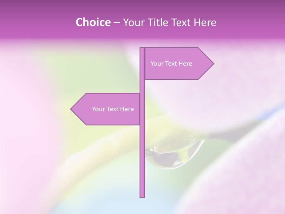 Morning Light Plant PowerPoint Template