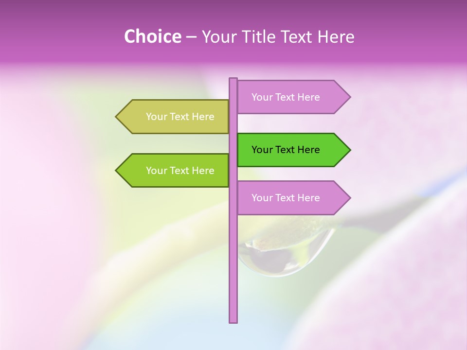 Morning Light Plant PowerPoint Template