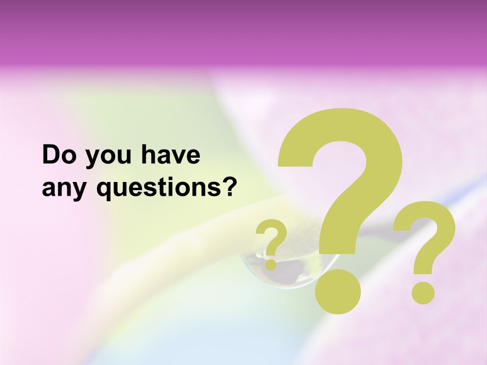 Morning Light Plant PowerPoint Template