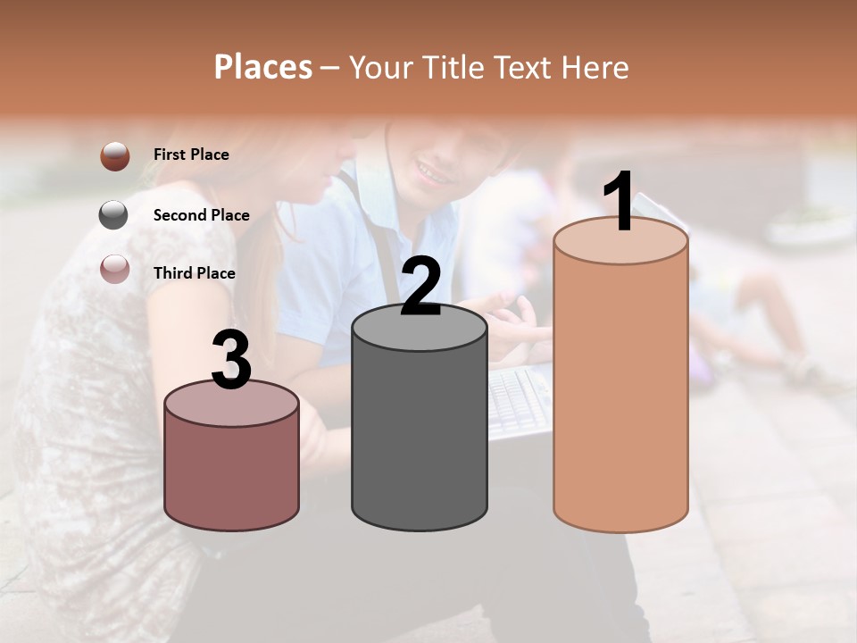 Women Attractive Step PowerPoint Template