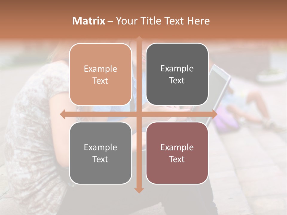 Women Attractive Step PowerPoint Template