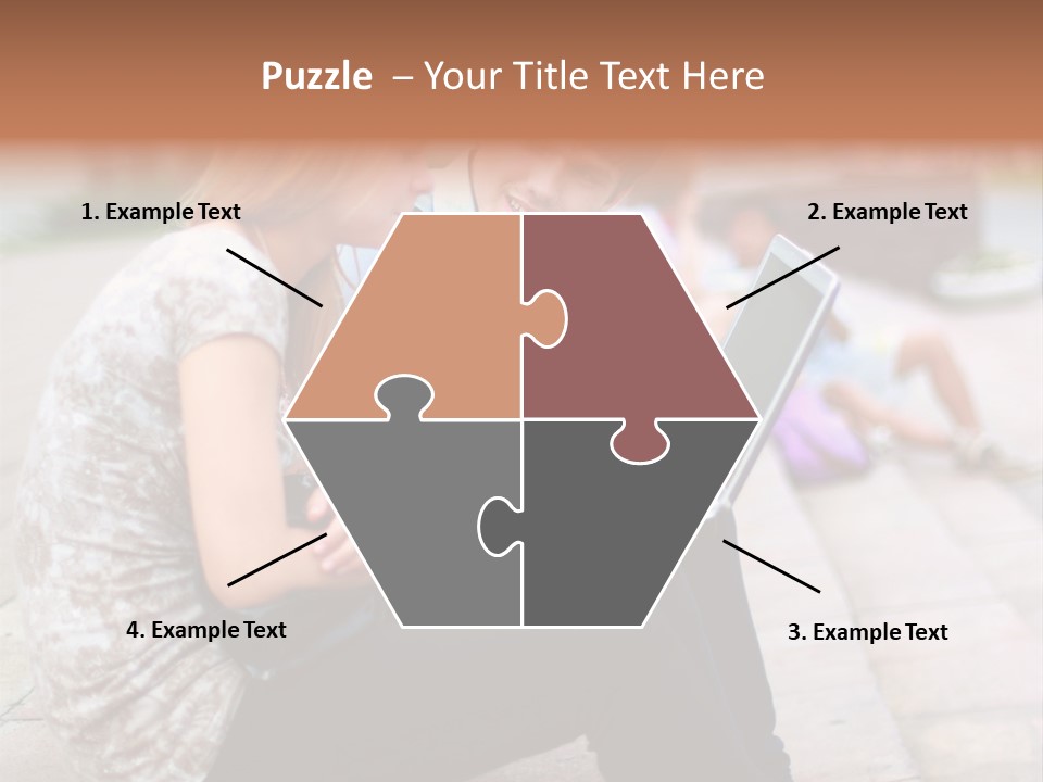 Women Attractive Step PowerPoint Template