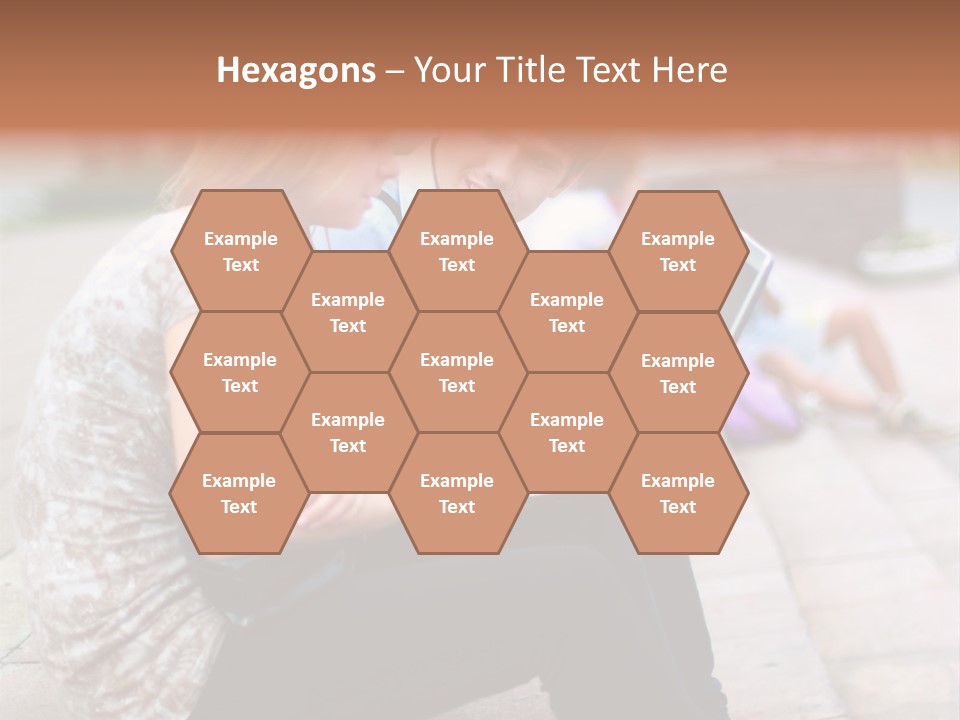 Women Attractive Step PowerPoint Template