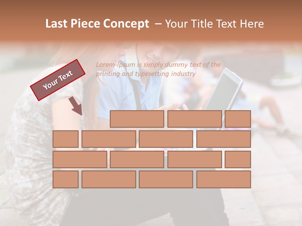 Women Attractive Step PowerPoint Template