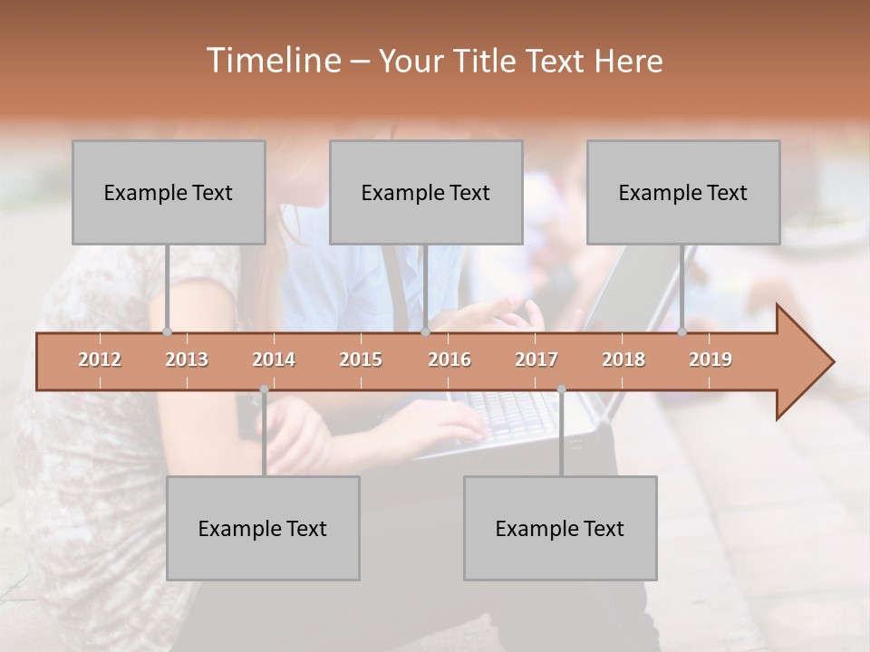Women Attractive Step PowerPoint Template