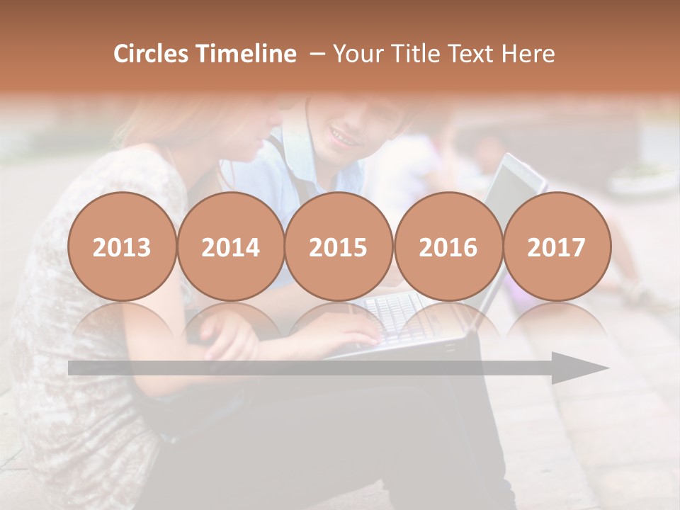 Women Attractive Step PowerPoint Template