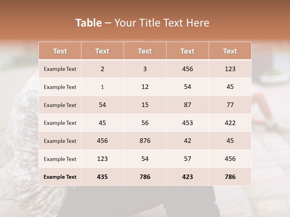 Women Attractive Step PowerPoint Template