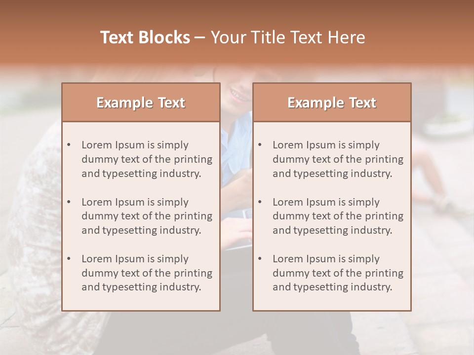Women Attractive Step PowerPoint Template