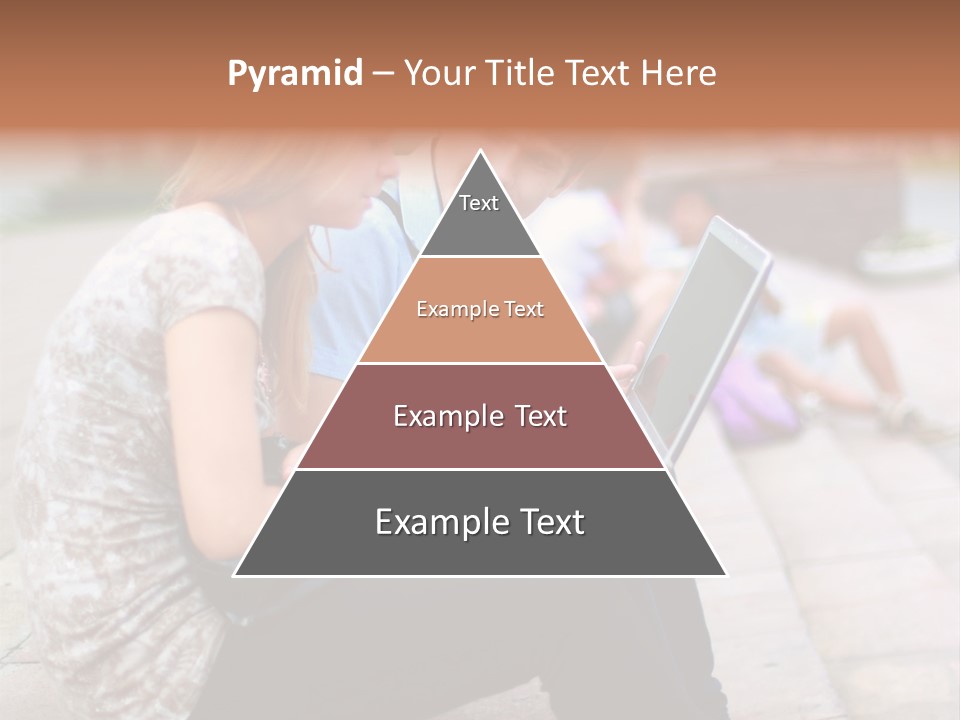 Women Attractive Step PowerPoint Template