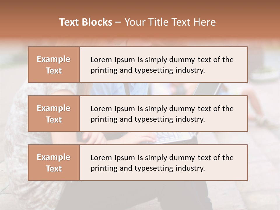 Women Attractive Step PowerPoint Template