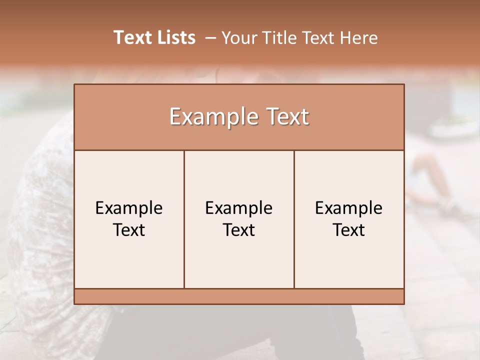 Women Attractive Step PowerPoint Template