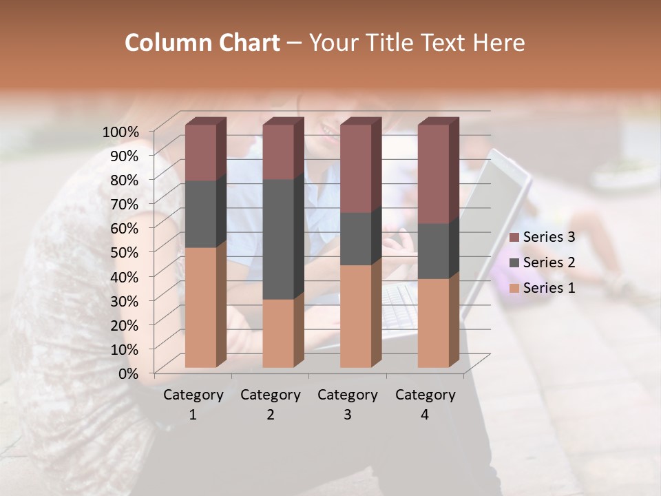 Women Attractive Step PowerPoint Template