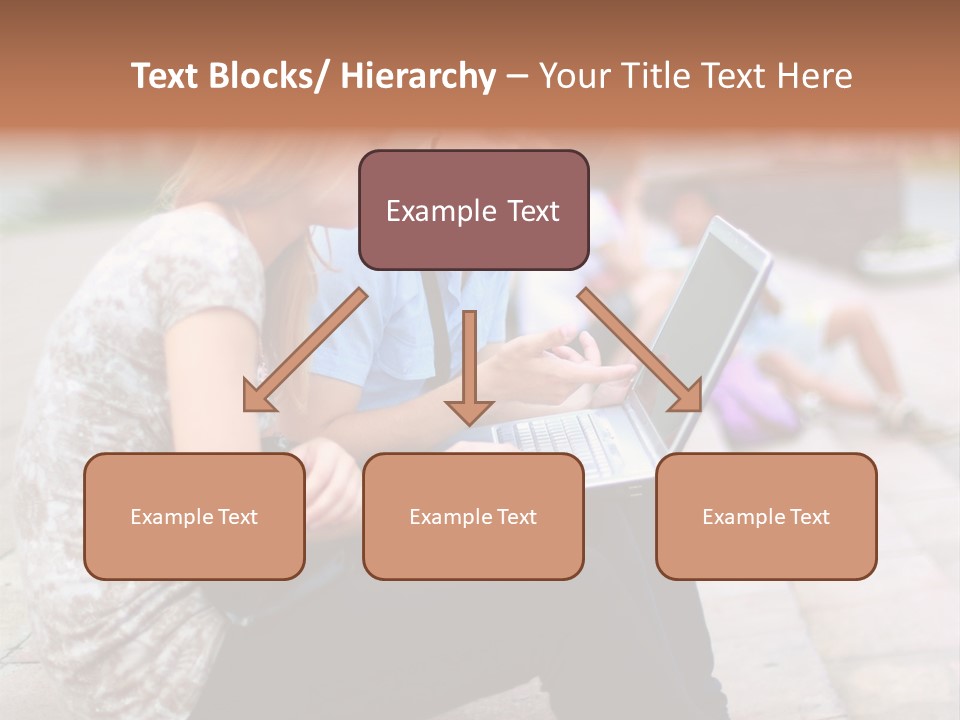 Women Attractive Step PowerPoint Template