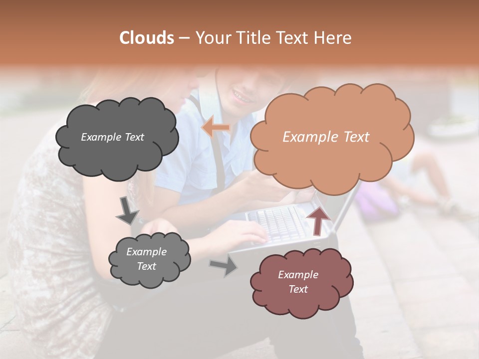 Women Attractive Step PowerPoint Template