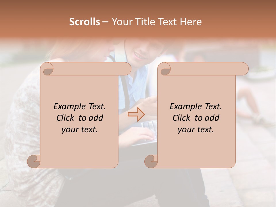 Women Attractive Step PowerPoint Template