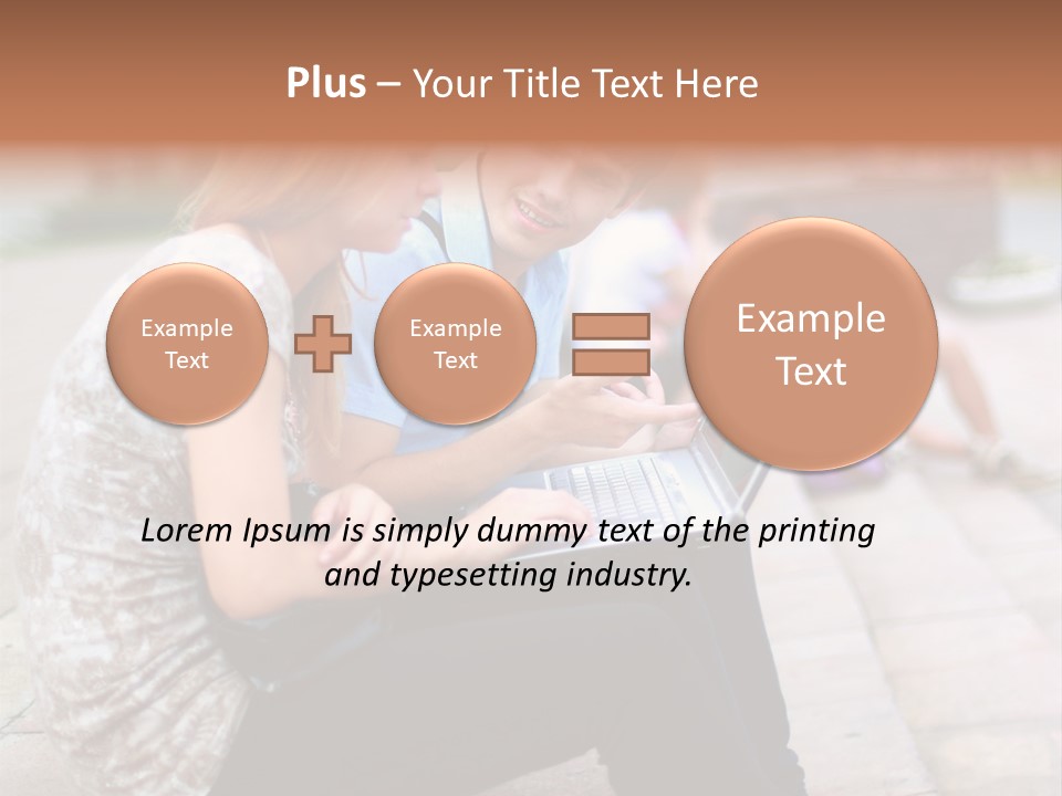 Women Attractive Step PowerPoint Template