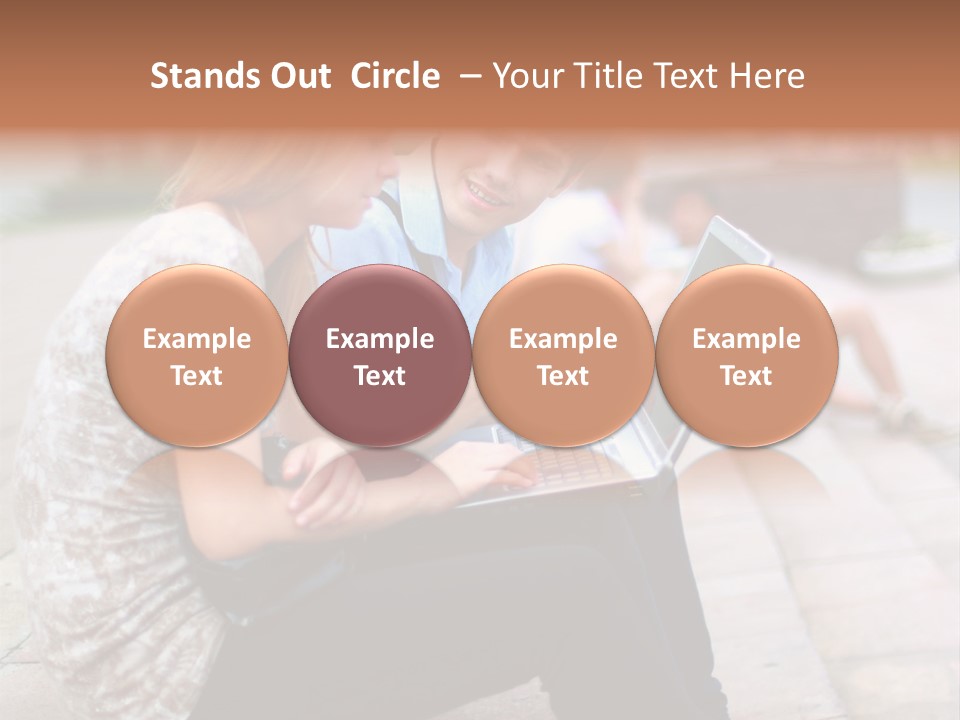 Women Attractive Step PowerPoint Template