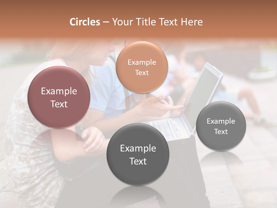 Women Attractive Step PowerPoint Template