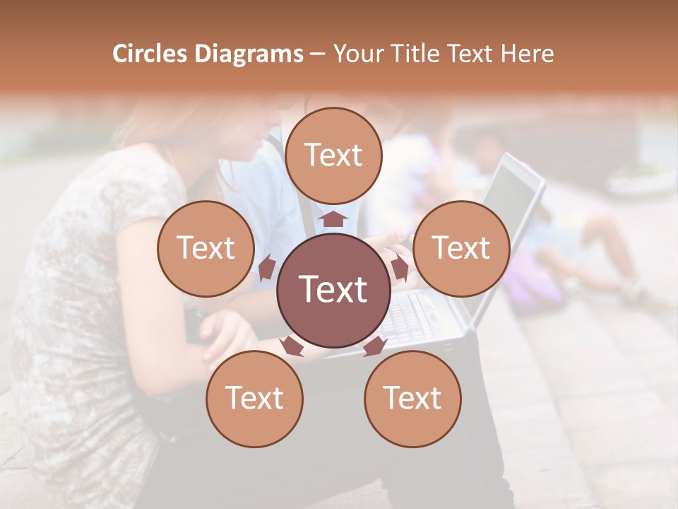 Women Attractive Step PowerPoint Template