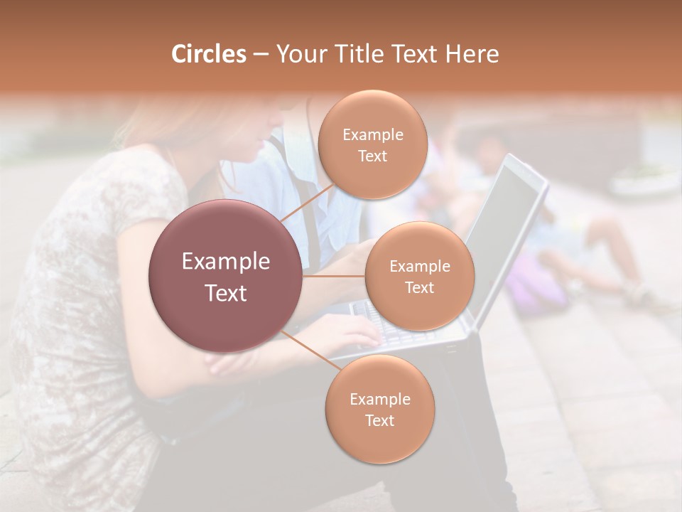 Women Attractive Step PowerPoint Template