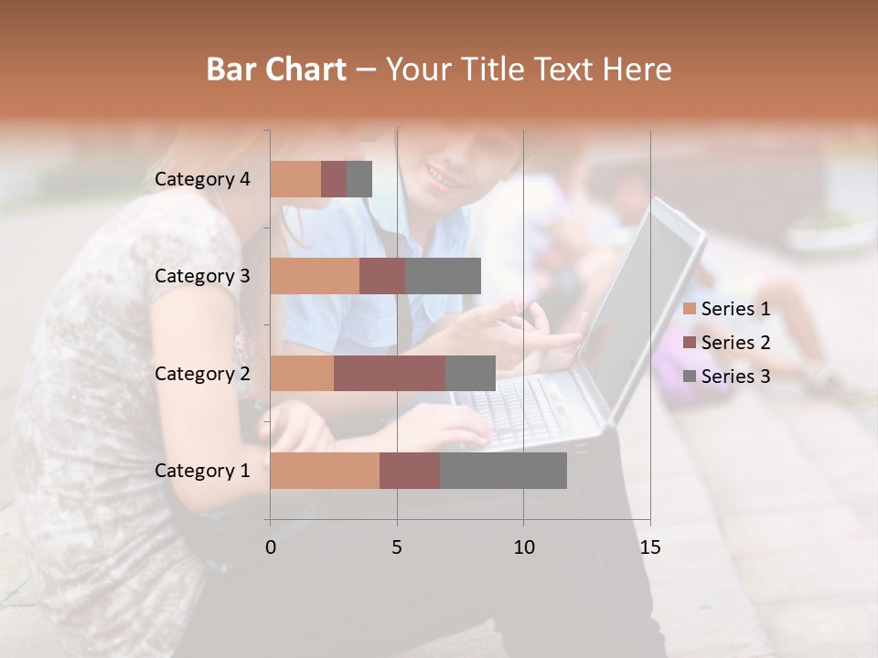 Women Attractive Step PowerPoint Template