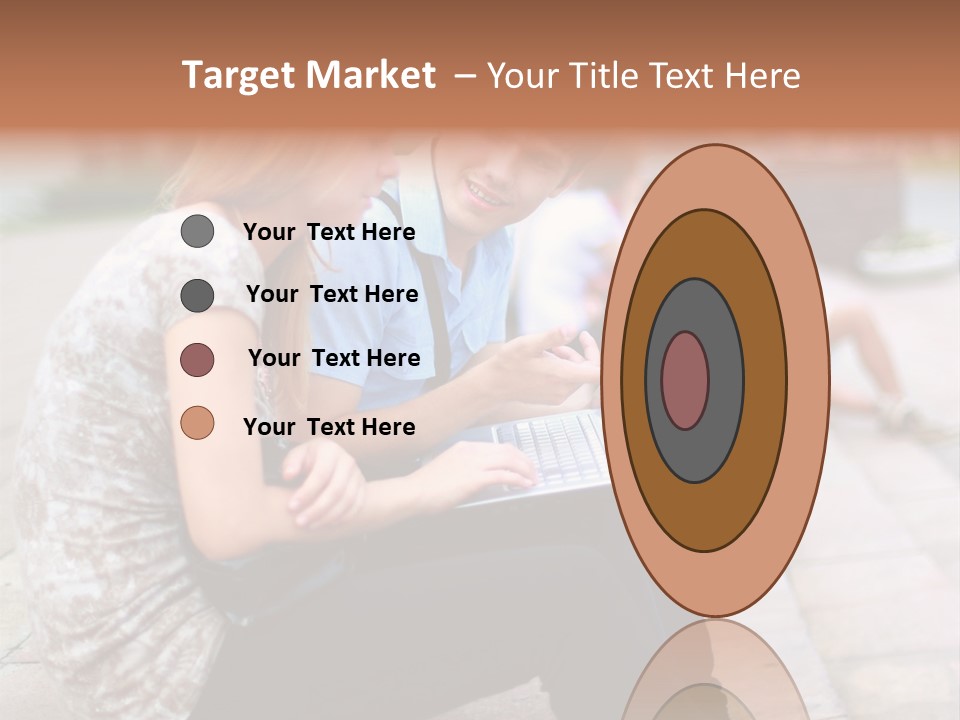 Women Attractive Step PowerPoint Template