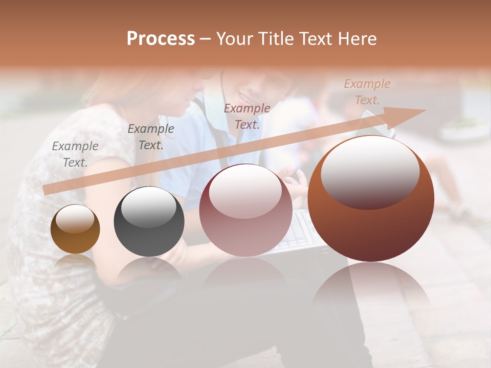 Women Attractive Step PowerPoint Template