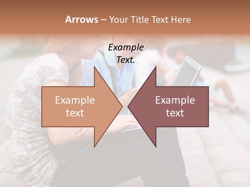 Women Attractive Step PowerPoint Template