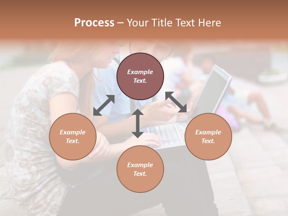 Women Attractive Step PowerPoint Template