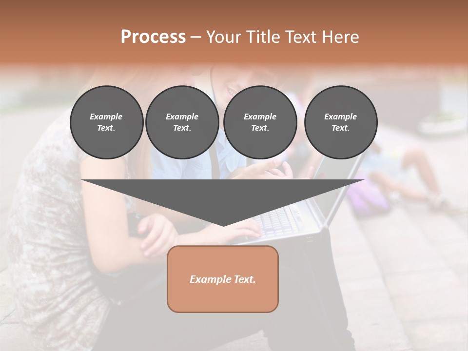 Women Attractive Step PowerPoint Template