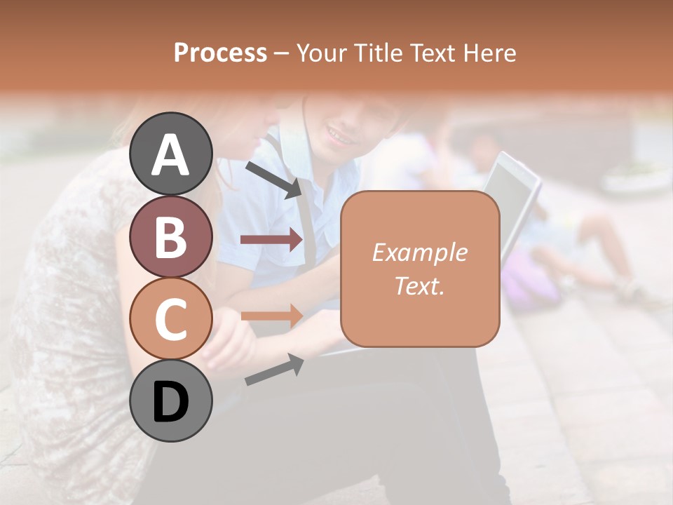 Women Attractive Step PowerPoint Template