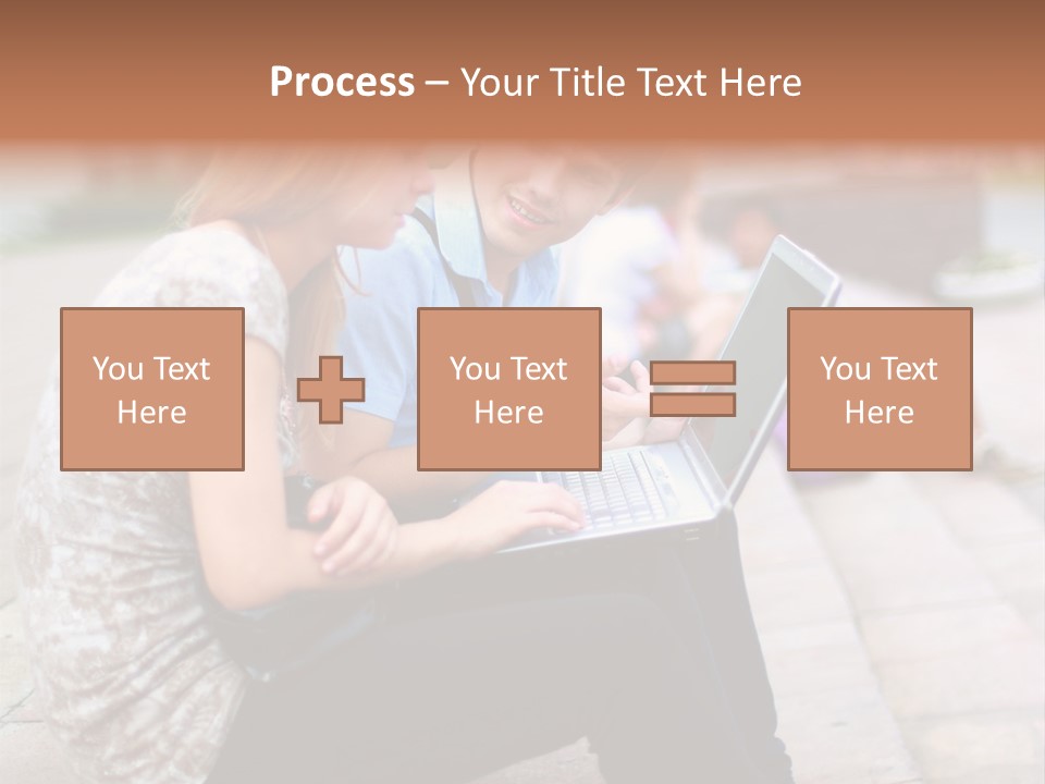 Women Attractive Step PowerPoint Template