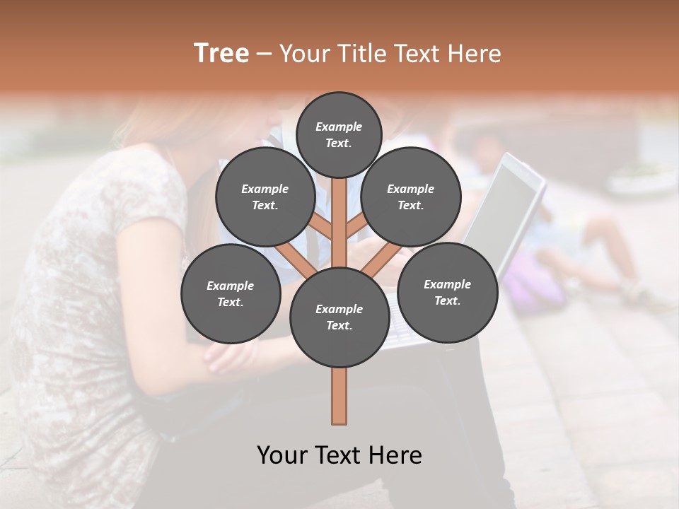 Women Attractive Step PowerPoint Template