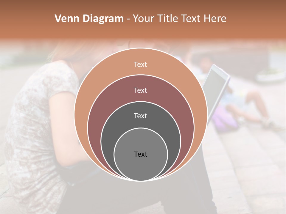 Women Attractive Step PowerPoint Template