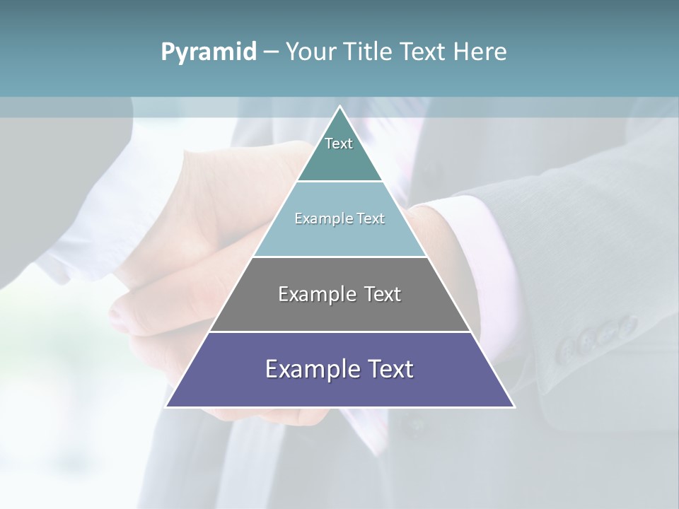 Shake Partnership Businessmen PowerPoint Template