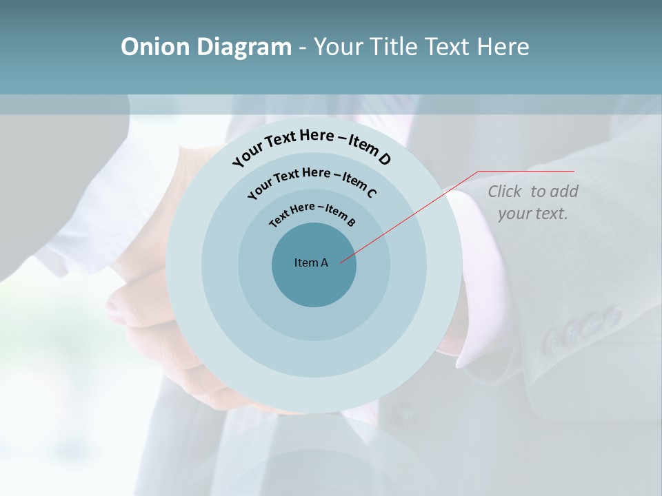 Shake Partnership Businessmen PowerPoint Template