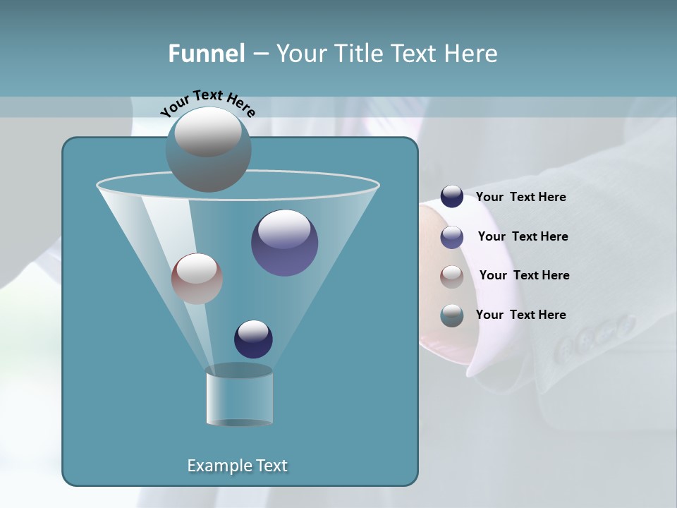 Shake Partnership Businessmen PowerPoint Template