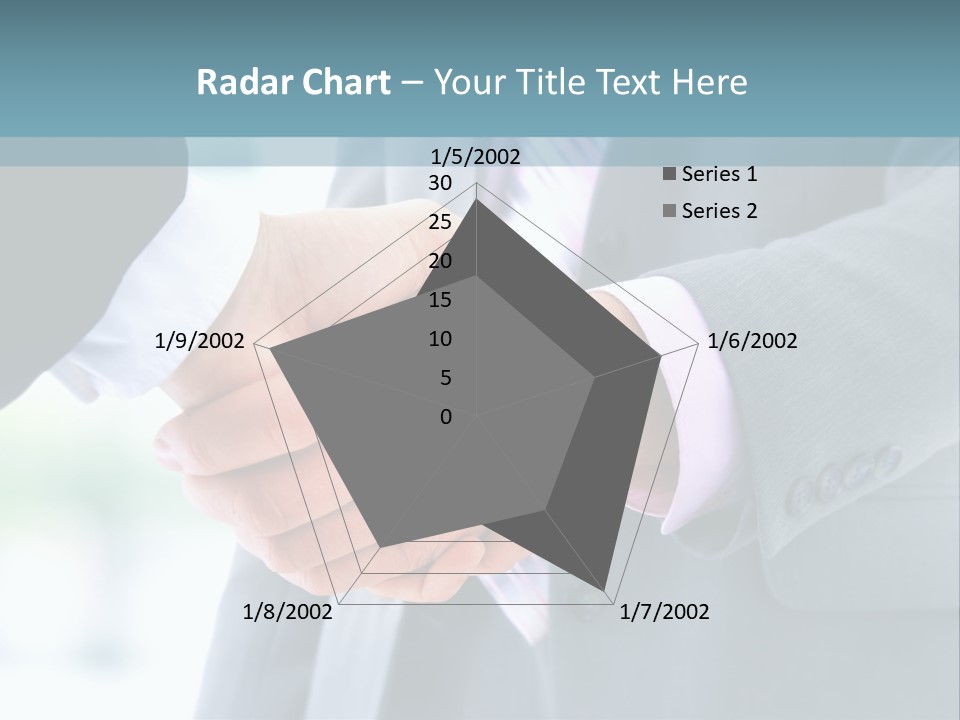 Shake Partnership Businessmen PowerPoint Template