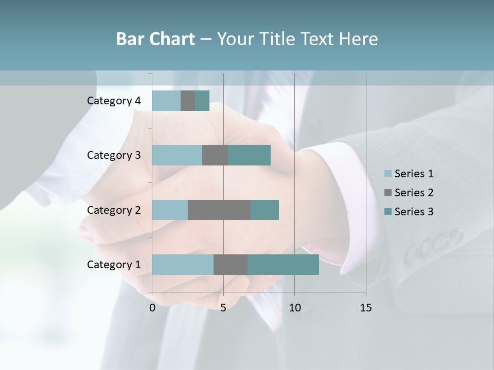 Shake Partnership Businessmen PowerPoint Template