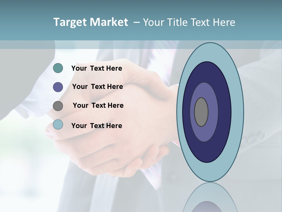 Shake Partnership Businessmen PowerPoint Template