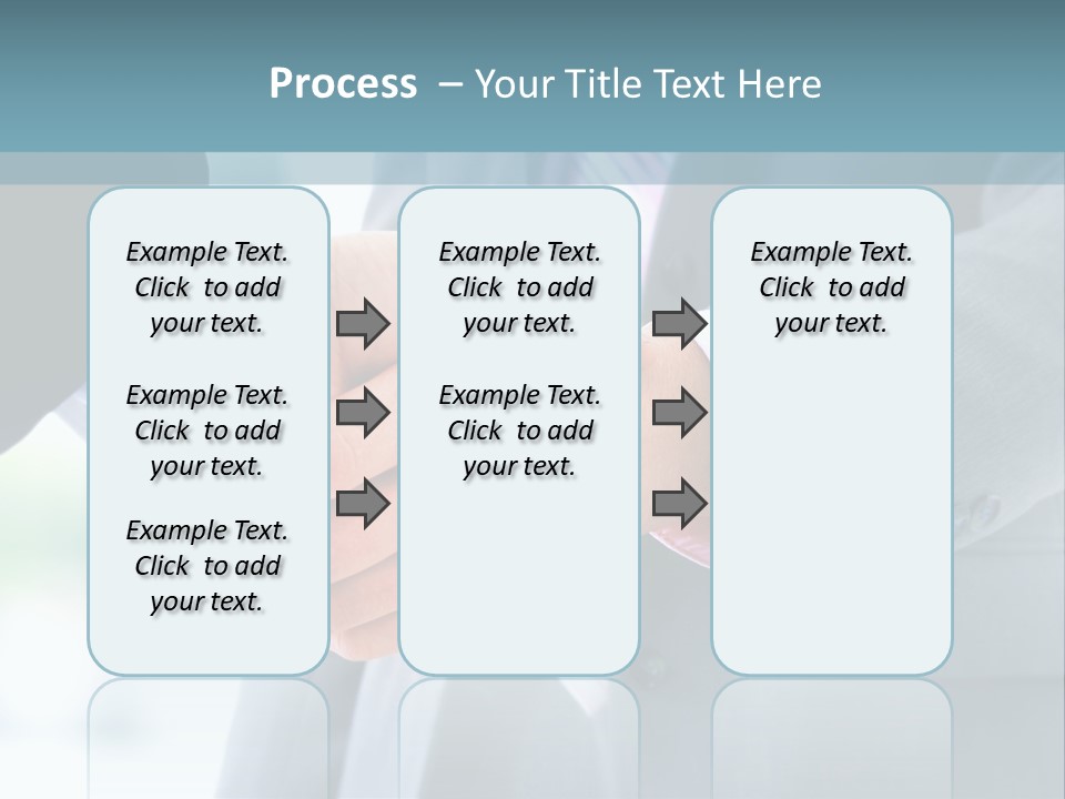 Shake Partnership Businessmen PowerPoint Template