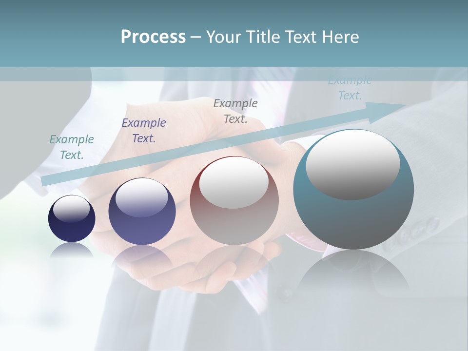 Shake Partnership Businessmen PowerPoint Template