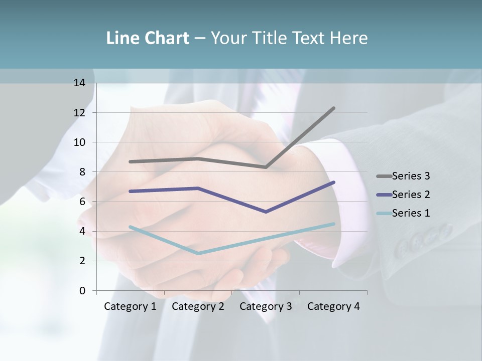 Shake Partnership Businessmen PowerPoint Template