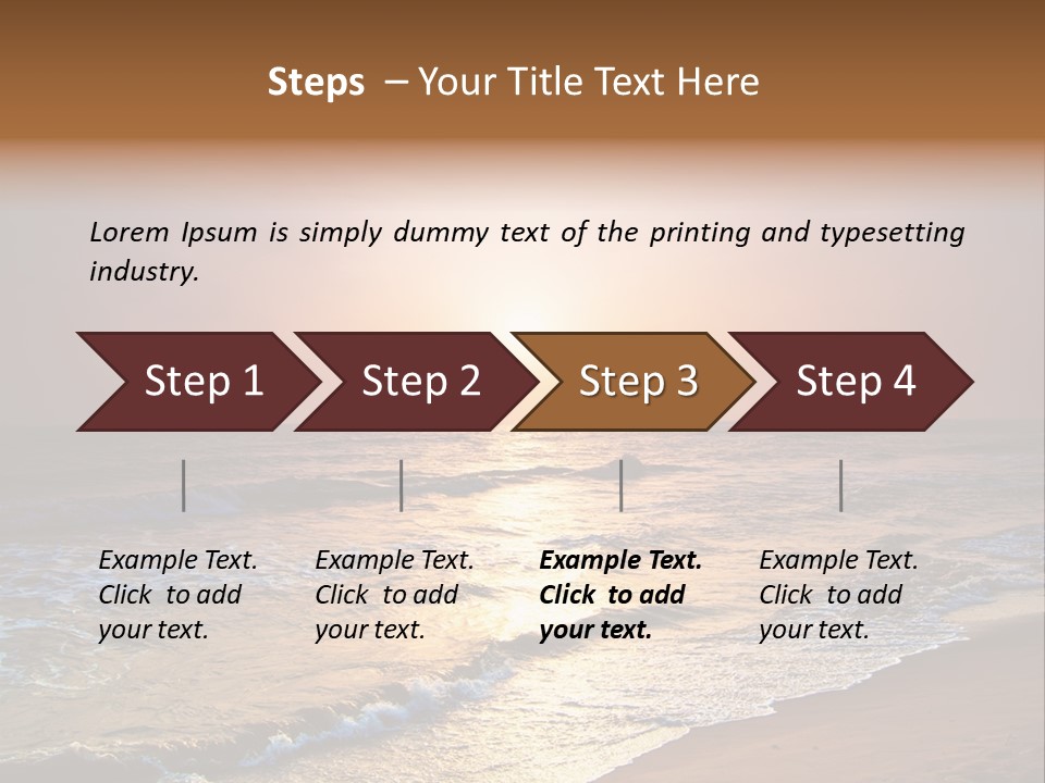 Wallpaper Sunshine Coast PowerPoint Template