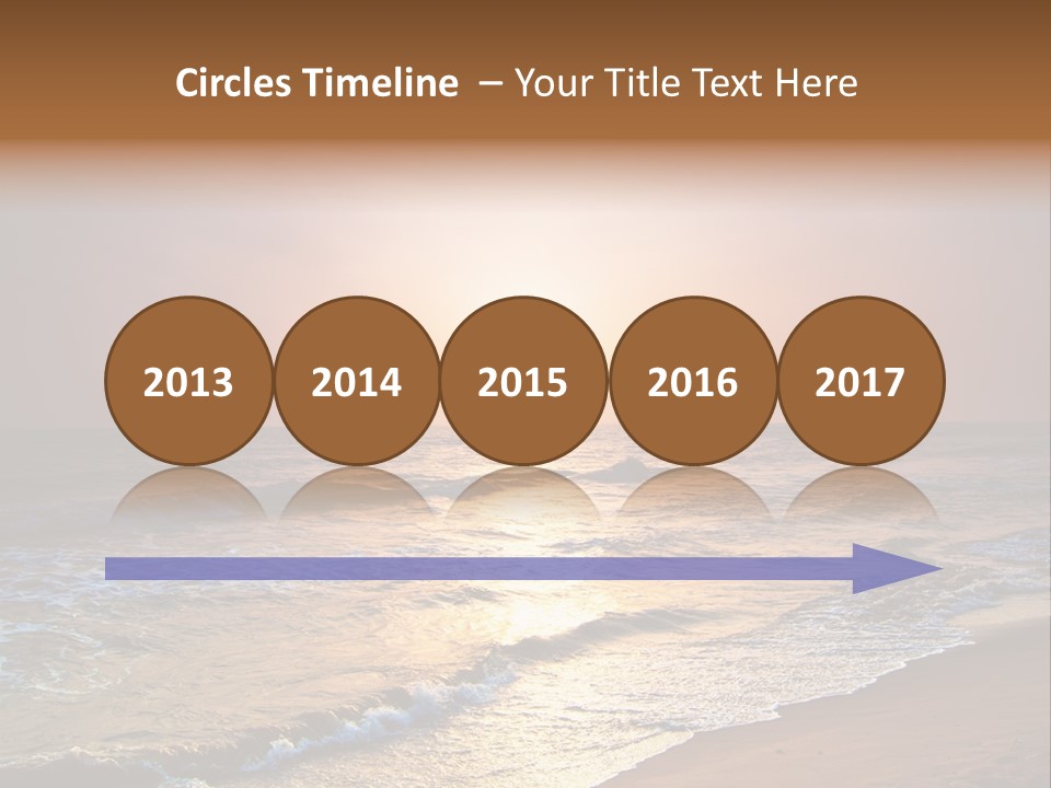 Wallpaper Sunshine Coast PowerPoint Template