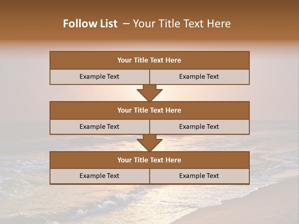 Wallpaper Sunshine Coast PowerPoint Template