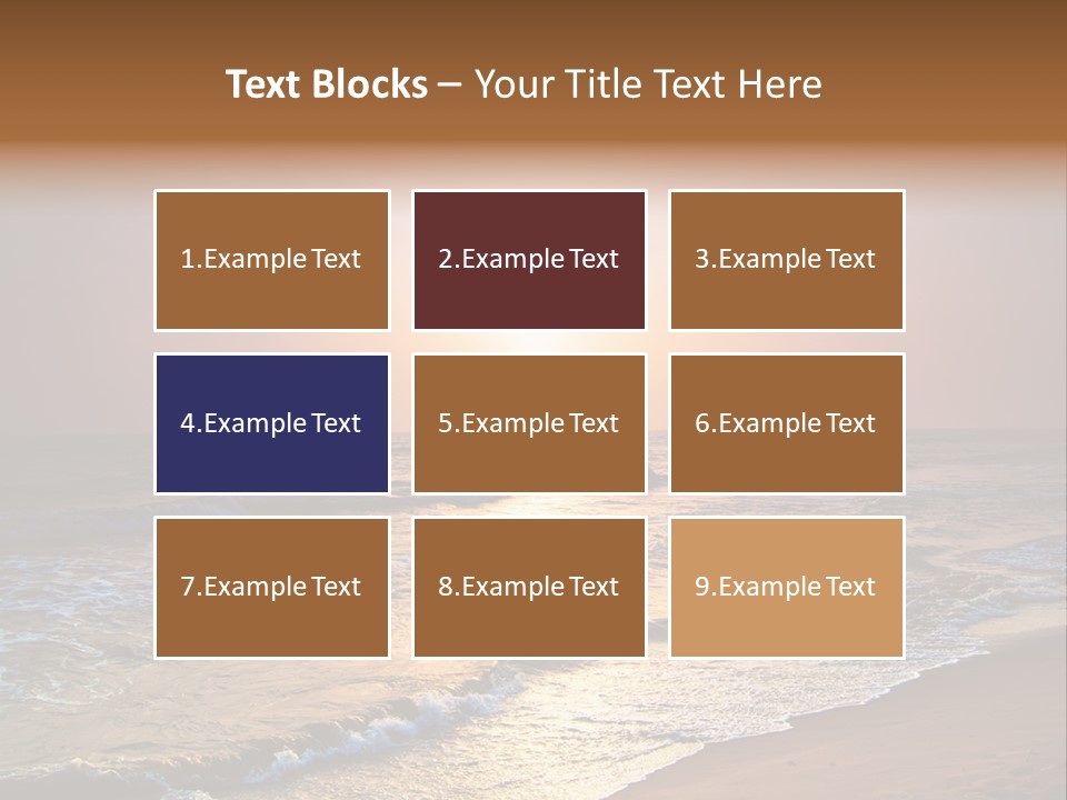 Wallpaper Sunshine Coast PowerPoint Template