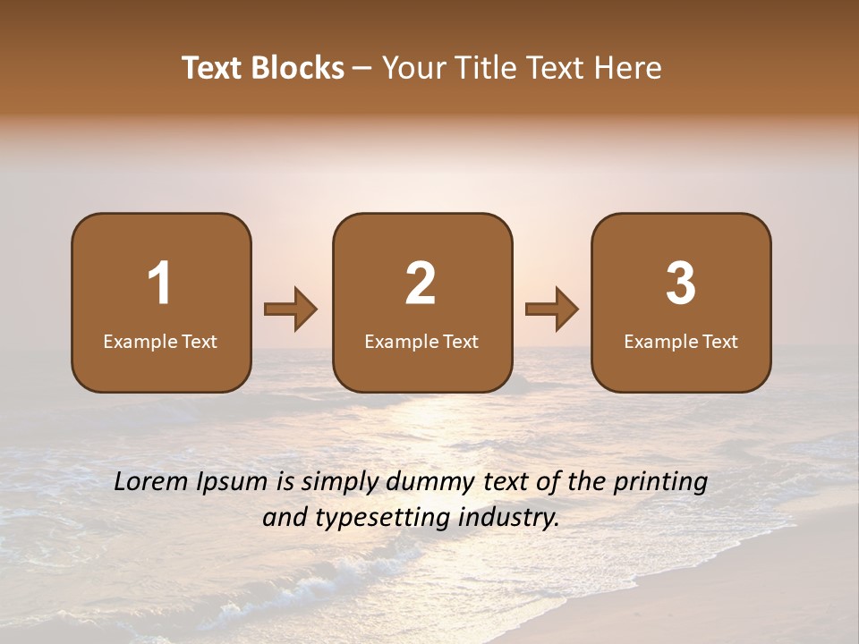 Wallpaper Sunshine Coast PowerPoint Template