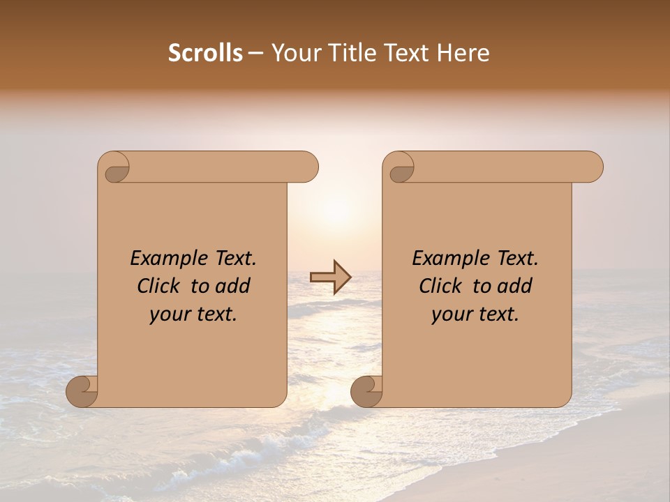 Wallpaper Sunshine Coast PowerPoint Template