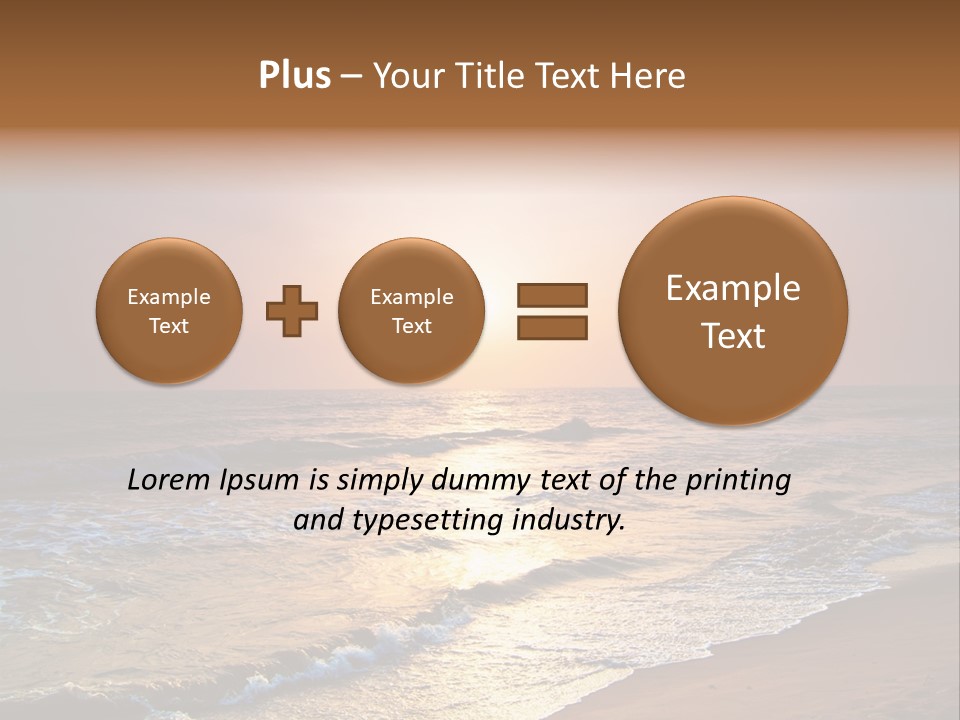 Wallpaper Sunshine Coast PowerPoint Template